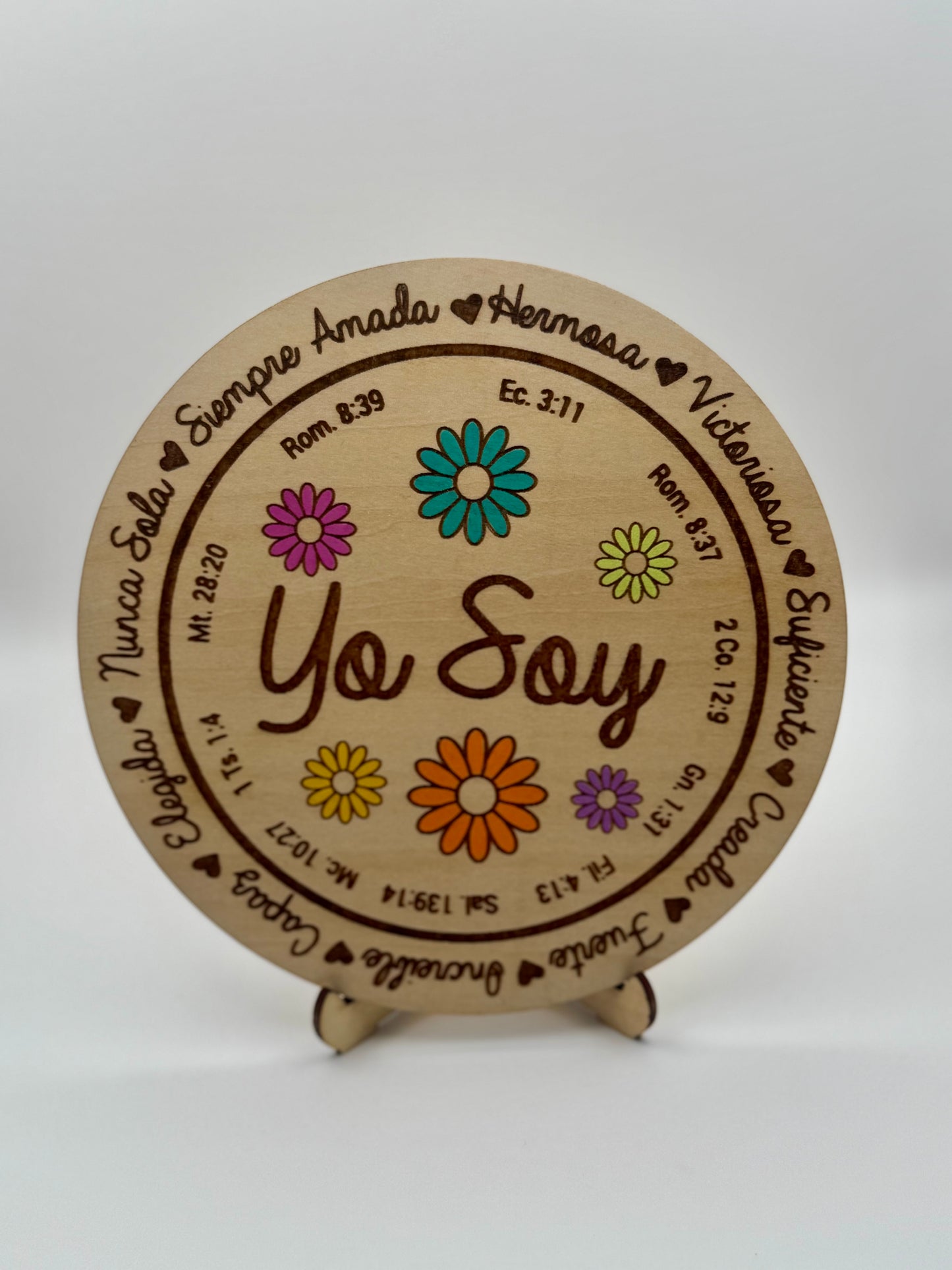 Placa Decorativa - Yo Soy