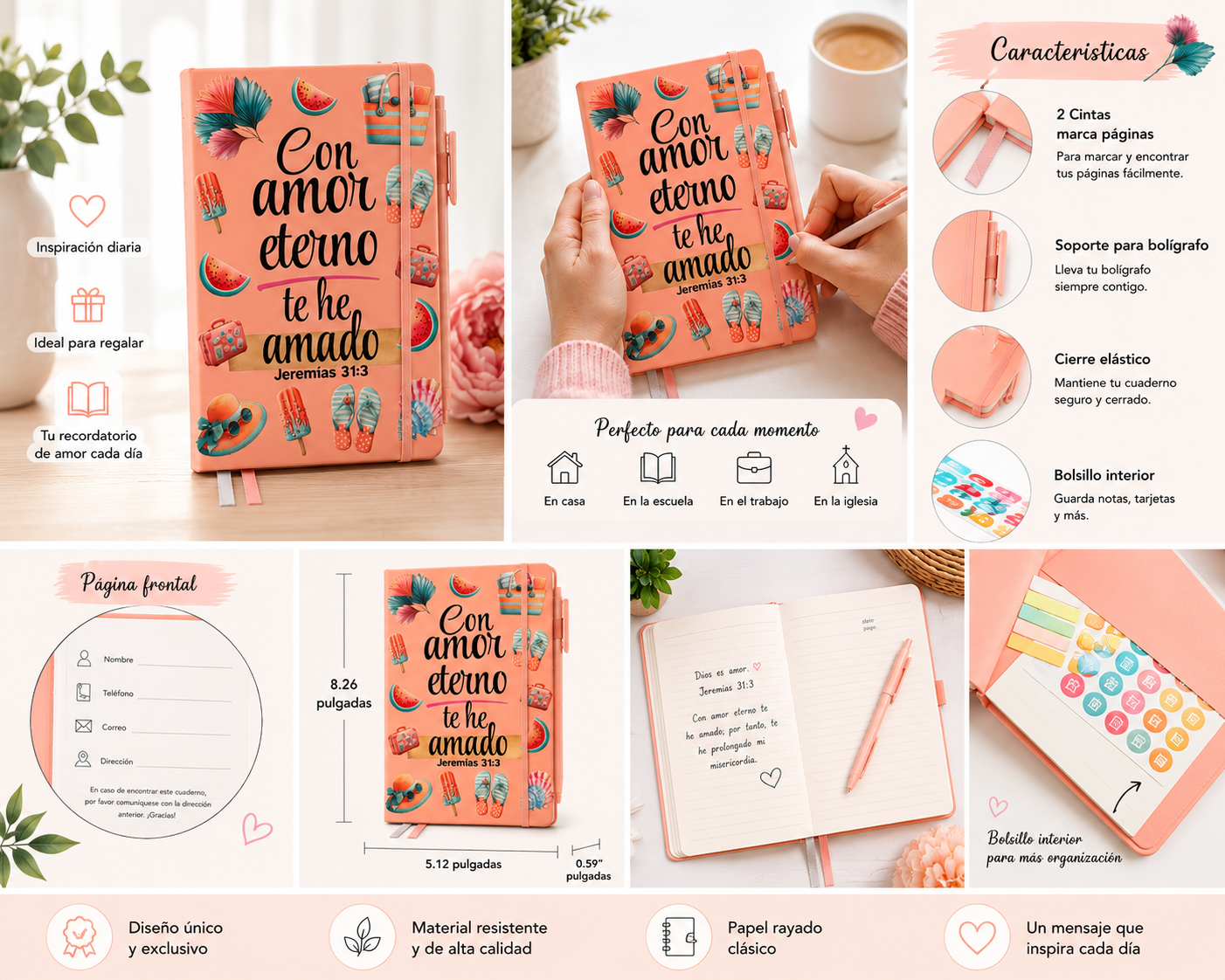 Journal- Con Amor Eterno Te He Amado 