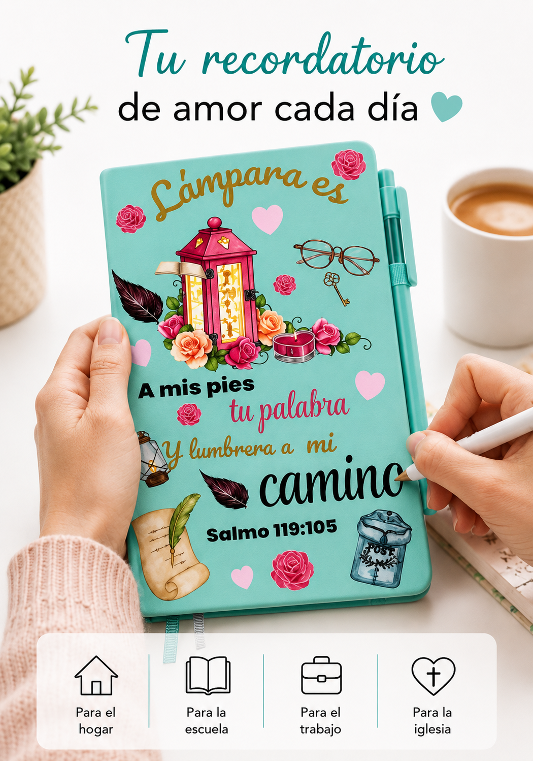 Journal-Lámpara es a mis pies tu palabra y lumbrera a mi camino