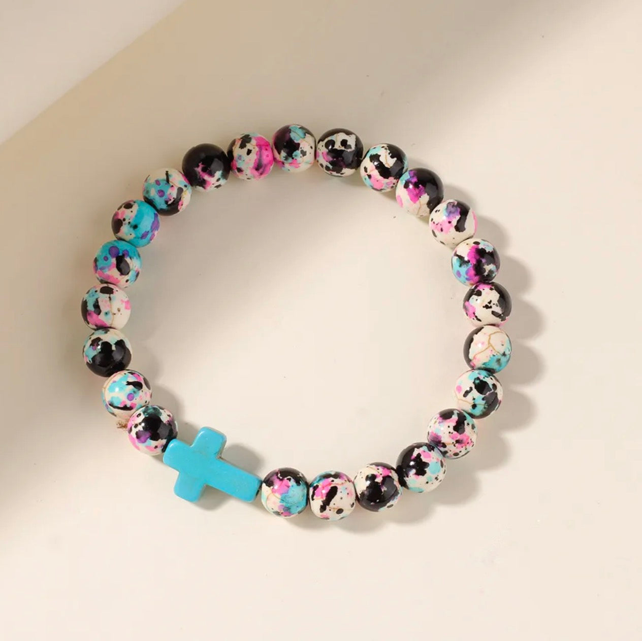 WWJD Cross Bracelet Set – Salmos 46:5