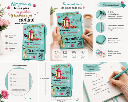 Journal-Lámpara es a mis pies tu palabra y lumbrera a mi camino