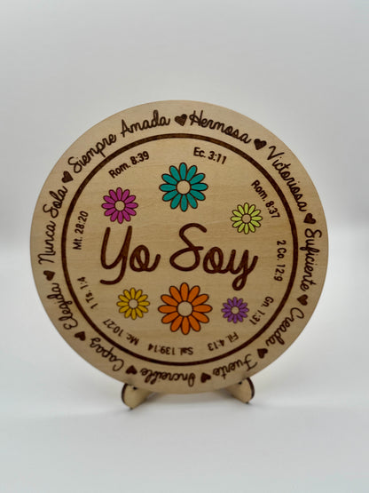 Placa Decorativa - Yo Soy