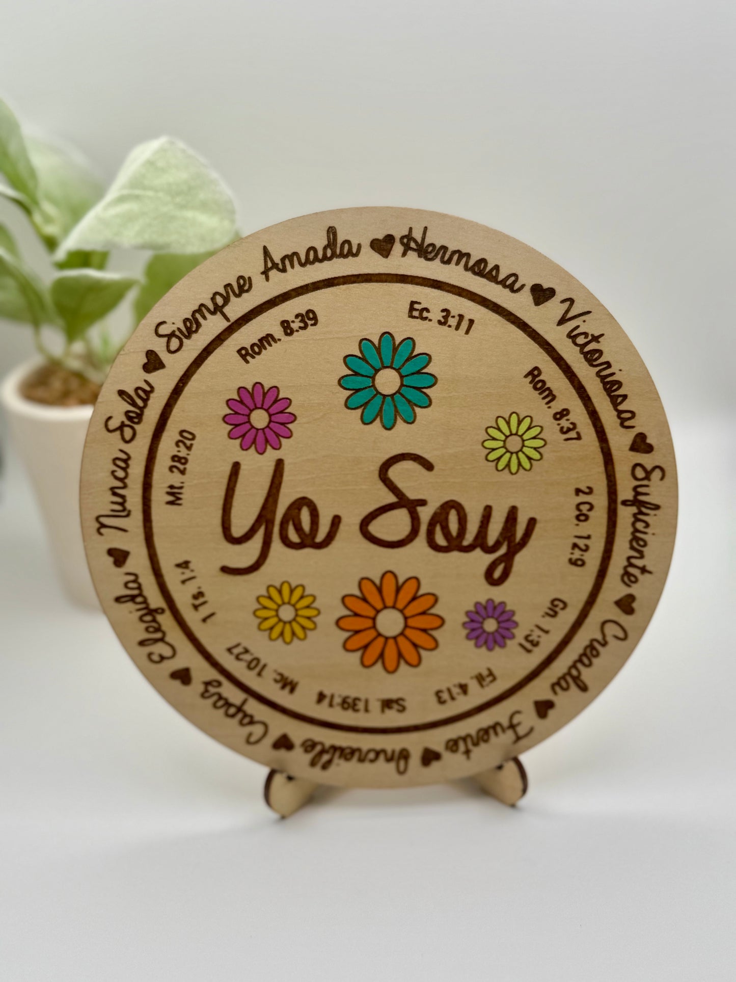 Placa Decorativa - Yo Soy