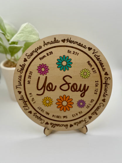 Placa Decorativa - Yo Soy