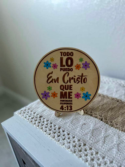 Placa Decorativa - Todo lo Puedo
