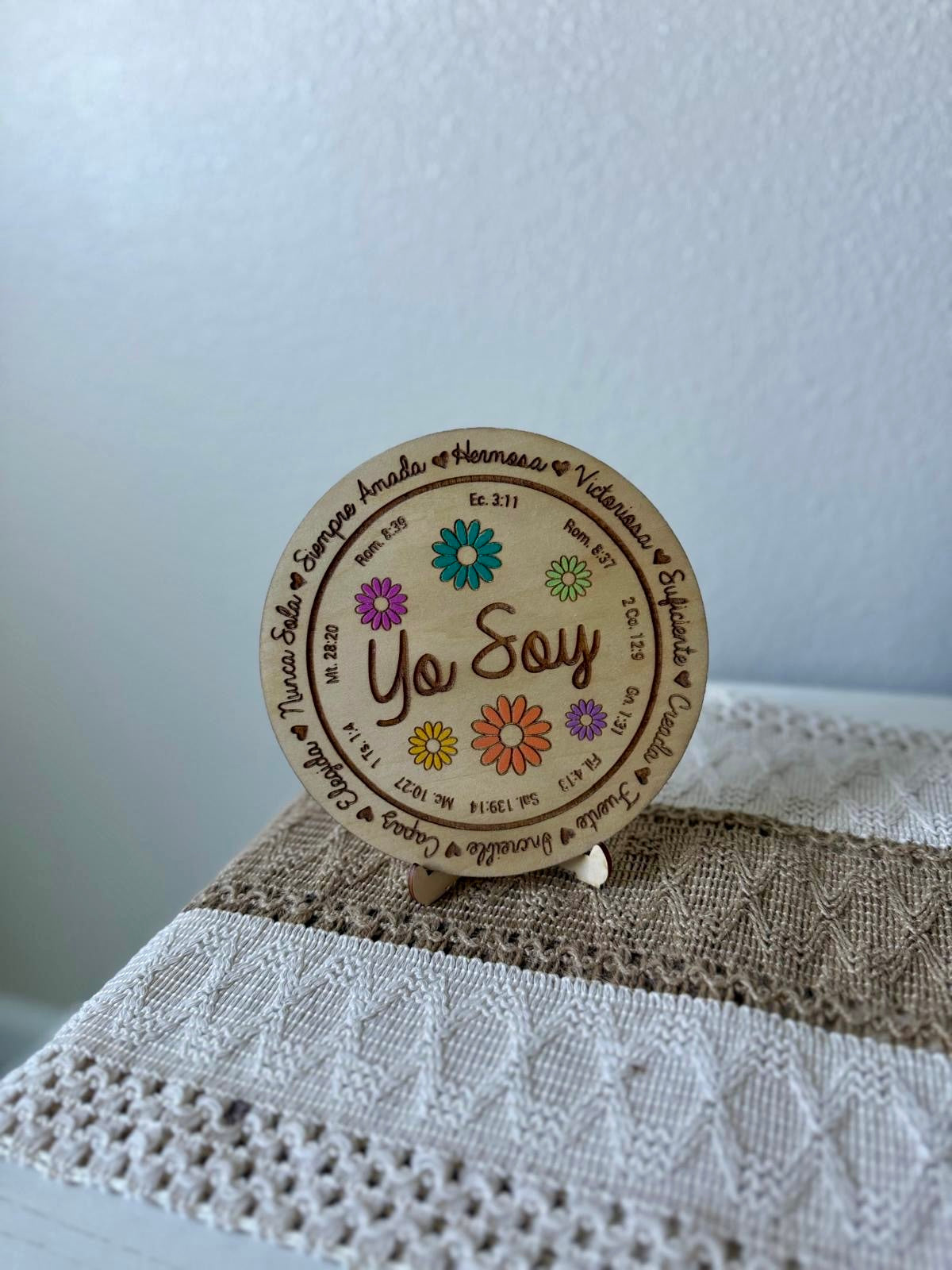 Placa Decorativa - Yo Soy