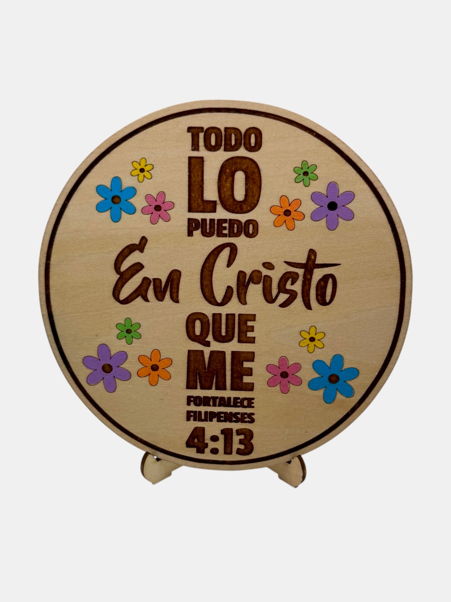 Placa Decorativa - Todo lo Puedo