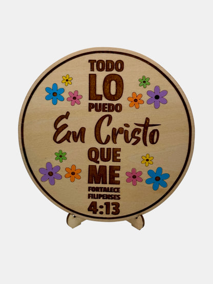 Placa Decorativa - Todo lo Puedo